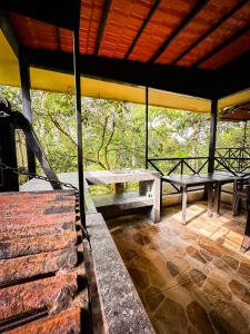 Posezení v ubytování VillaElRemanso