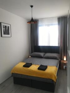 Posteľ alebo postele v izbe v ubytovaní Apartament BARCELONA