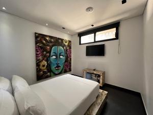 TV a/nebo společenská místnost v ubytování Graffity Hotel Med
