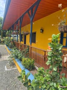 Zahrada ubytování Ecohotel Guaduales Nature