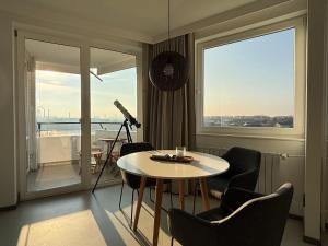 Posezení v ubytování Lakeview Design Apartment