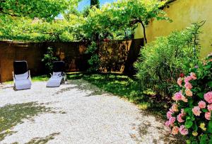 Zahrada ubytování Apartma Ježevi