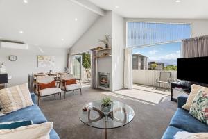 Posezení v ubytování Spacious Alpine View Resort