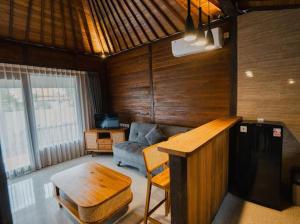 Χώρος καθιστικού στο The Akasea Villa Bali