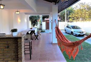Vườn quanh Casa a uma quadra da praia Maresias