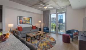 Posezení v ubytování Club Wyndham Austin