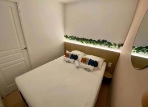 Postel nebo postele na pokoji v ubytování T2 Vue Mer à Cannes