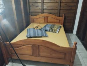 Postel nebo postele na pokoji v ubytování Bungalow Steens