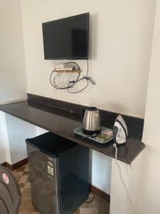 TV a/nebo společenská místnost v ubytování Baga Beach Prime