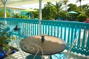 A balcony or terrace at Hotel Cap Sud Caraibes