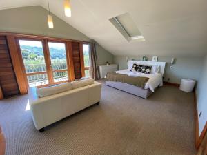 Ένα ή περισσότερα κρεβάτια σε δωμάτιο στο Spacious Wellington Family Oasis