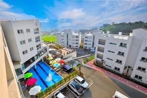 Bygningen som lejligheden ligger i