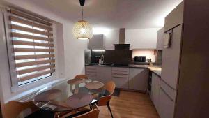 Kuchyňa alebo kuchynka v ubytovaní Apartman Široká + 5 fotografií