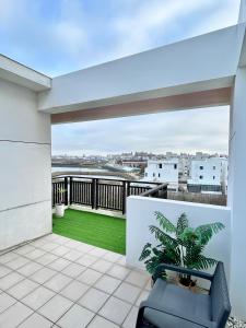 Een balkon of terras bij 沙沙民宿