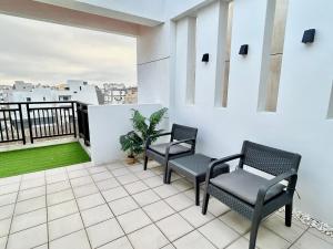 Een balkon of terras bij 沙沙民宿