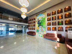 Posezení v ubytování Krishna Resort Pushkar + 37 fotografií