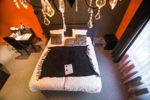 Letto o letti in una camera di Hotel Moon