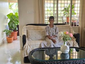 Bella Homestay Kerala的休息区