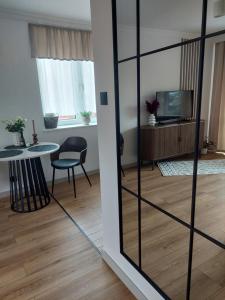 Televisyen dan/atau pusat hiburan di Apartament Kaszmir