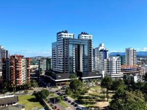 a view of a city with tall buildings at Apartamento Torres RS in Torres