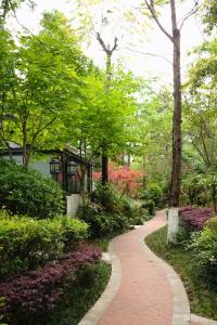 Ein Garten an der Unterkunft 福来小院民宿