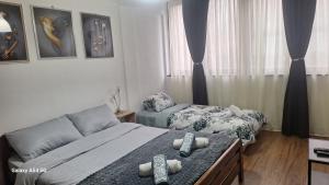Voodi või voodid majutusasutuse Time to RELAX apartment Mavrovo toas