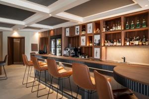 Lounge nebo bar v ubytování Hotel Sonnalp
