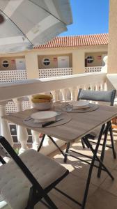 Μπαλκόνι ή βεράντα στο Casa Gio-monolocale con piscina riscaldata