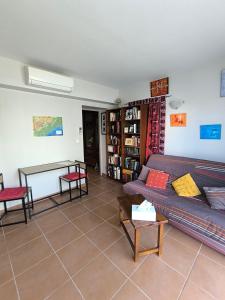 Χώρος καθιστικού στο Chez Régine