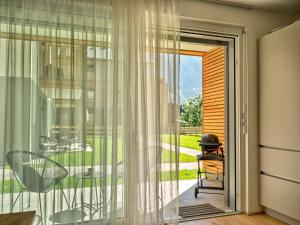 Posezení v ubytování Apartment Bergblick