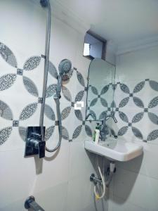 Koupelna v ubytování Khajuraho Hostel