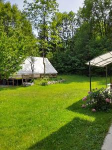 Zahrada ubytování Glamping Lodge Hintersee