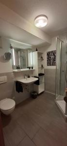 Koupelna v ubytování Ferienwohnung Ambiente + 16 fotografií