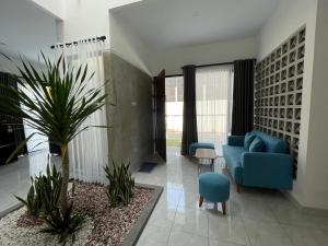 Posezení v ubytování Matari House