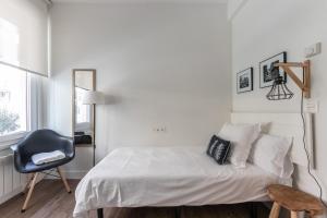 Katil atau katil-katil dalam bilik di Home-loving apartment Bilbao centre with Parking
