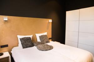 Letto o letti in una camera di Hotel Moon