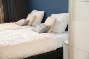 Letto o letti in una camera di Hotel Moon