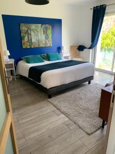 Postel nebo postele na pokoji v ubytování Escapade Marine chambre d hotes