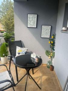Balkón nebo terasa v ubytování Studio