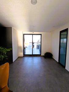 Setusvæði á Basento Deluxe Apartment with parking pool gym padel