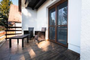 A balcony or terrace at Molnárkalács vendégház