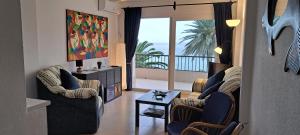 Χώρος καθιστικού στο Acapulco Playa Beautiful SeaView