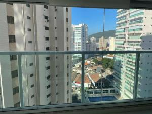 a view from a window of a city at Espaço Das Flores in Salvador