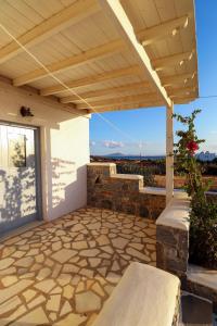 Balkón alebo terasa v ubytovaní Sunny Studios Naxos