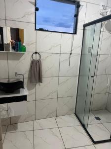 Koupelna v ubytování Casa para locação em Socorro