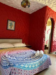 Postel nebo postele na pokoji v ubytování Ancla Hostal