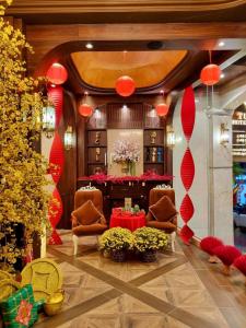 Predel za sedenje v nastanitvi Tulip Hotel 3
