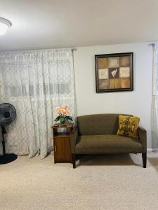 Istumisnurk majutusasutuses Emerald City Studio Suite