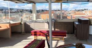 Χώρος καθιστικού στο Hotel Las Americas