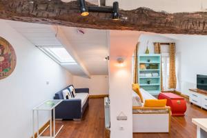Η κουζίνα ή μικρή κουζίνα στο Atico con encanto en el mismo centro de la ciudad